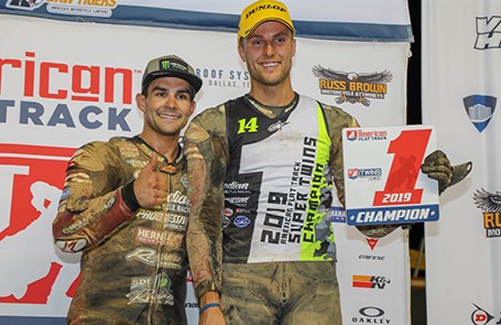 Indian Wrecking Crew Rider Briar Bauman Battles Through Adversity to Capture First American Flat Track Grand National Championship