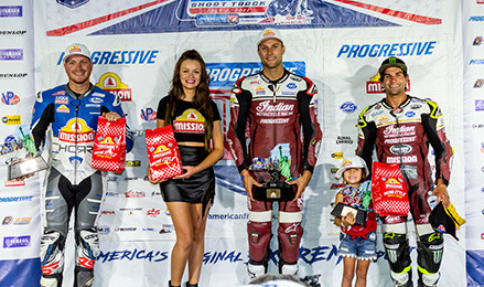 Indian Motorcycle Racing sweeps podium in New York