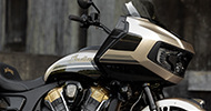 side view of the Jack daniels motorcycle