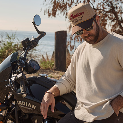 Indian Motorcycle 刺繍ボウリングシャツ ブロードボウリングシャツ「DRAGON BOWL」 HOUSTON 41319 ヒューストン