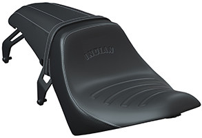 Indian Motorcycle black seat