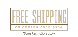Free Shipping over $500