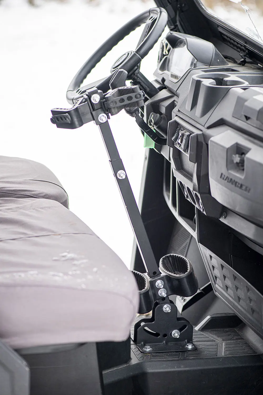 UTV Gun Rack Kolpin UTV Overhead Gun Rack - Holds 2 Rifles, No-Tool ...