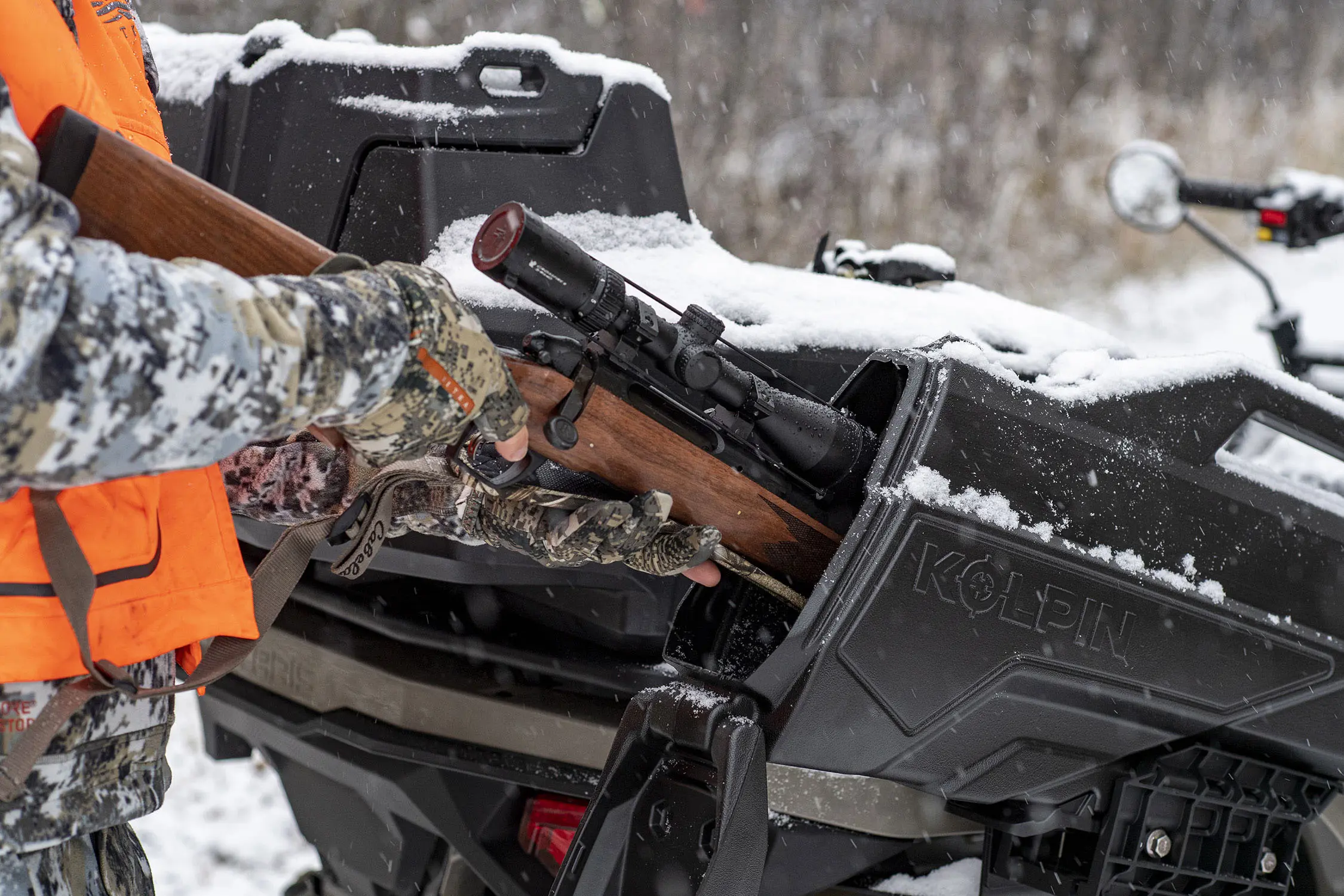 Kolpin Stronghold® Double Boot Mount 20000 Black Color Kolpin