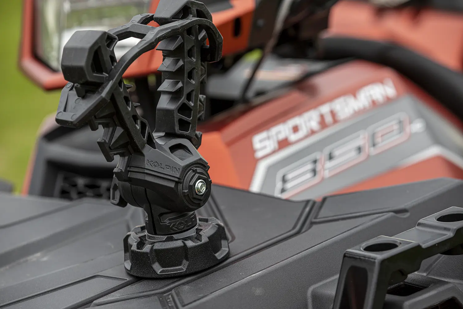 Polaris Lock And Ride Accessories Polaris ATV Lock \u0026 Ride Kolpin Ratcheting  Rhino Grips - U-Shaped Cargo Holders UTV Tool Transport, image size:1500x1000