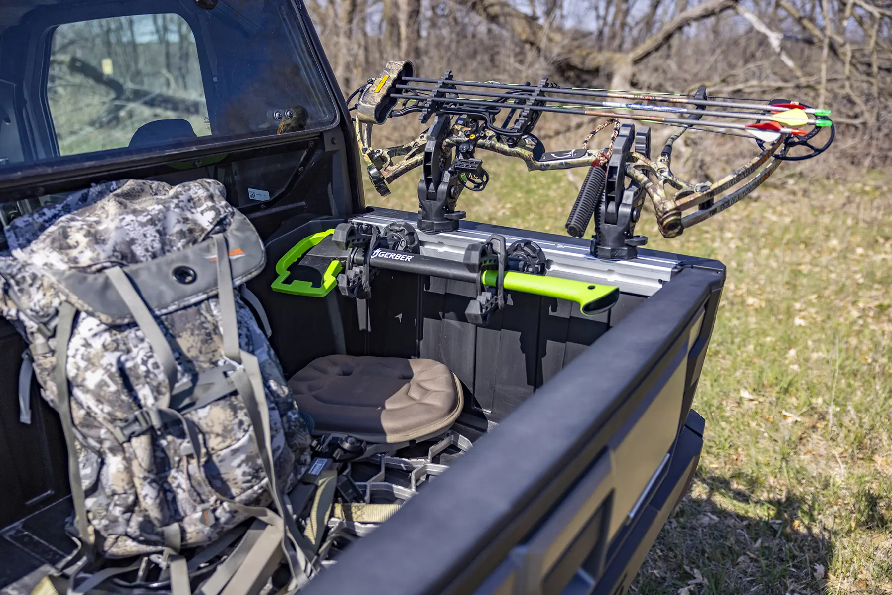 fishing rod holder for polaris ranger Attachment The rod holder is easily removeable when not in use. Rhino Grip XLr - Polaris
