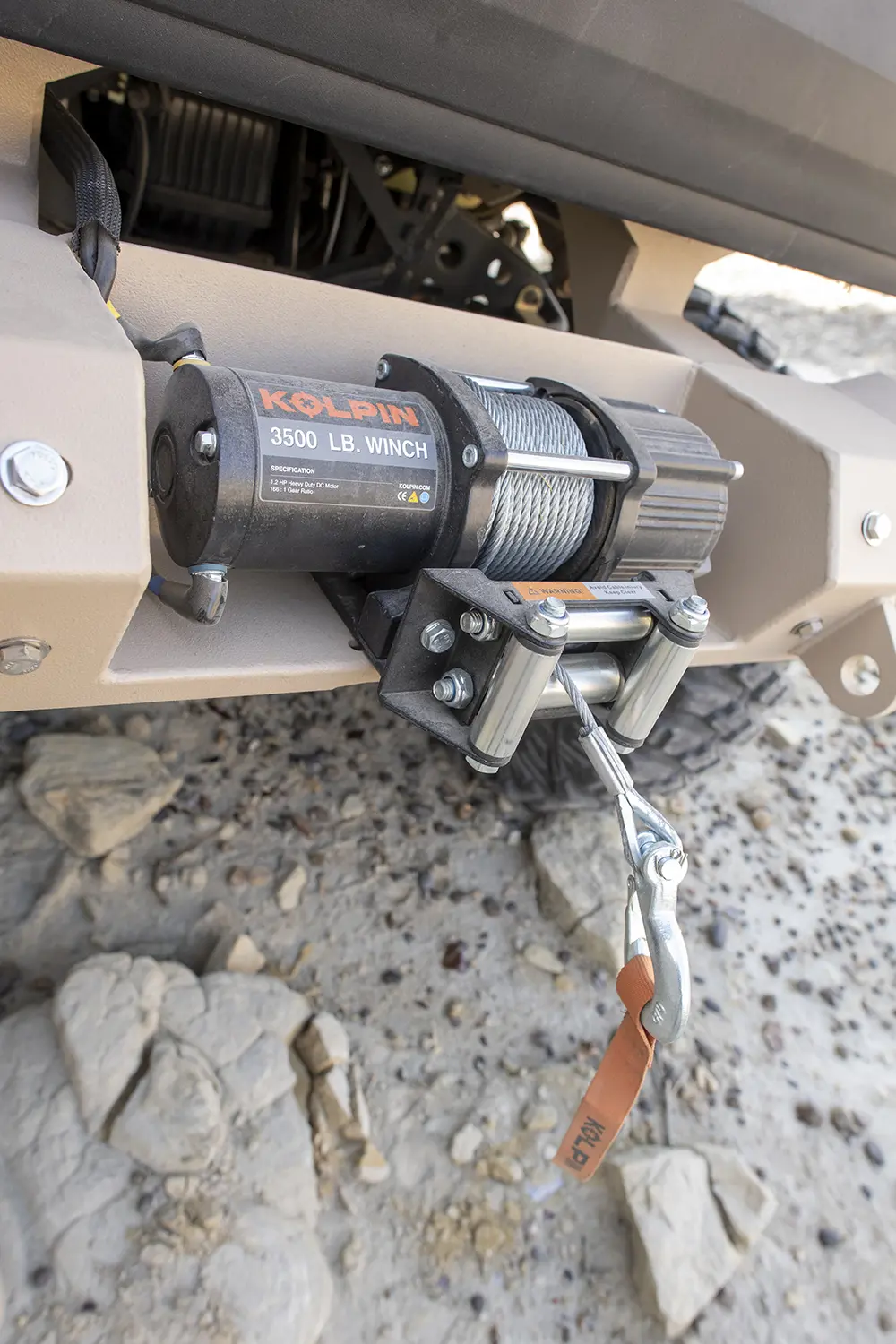 Kolpin Winch Kit - 3500 lb - Steel Cable | Kolpin