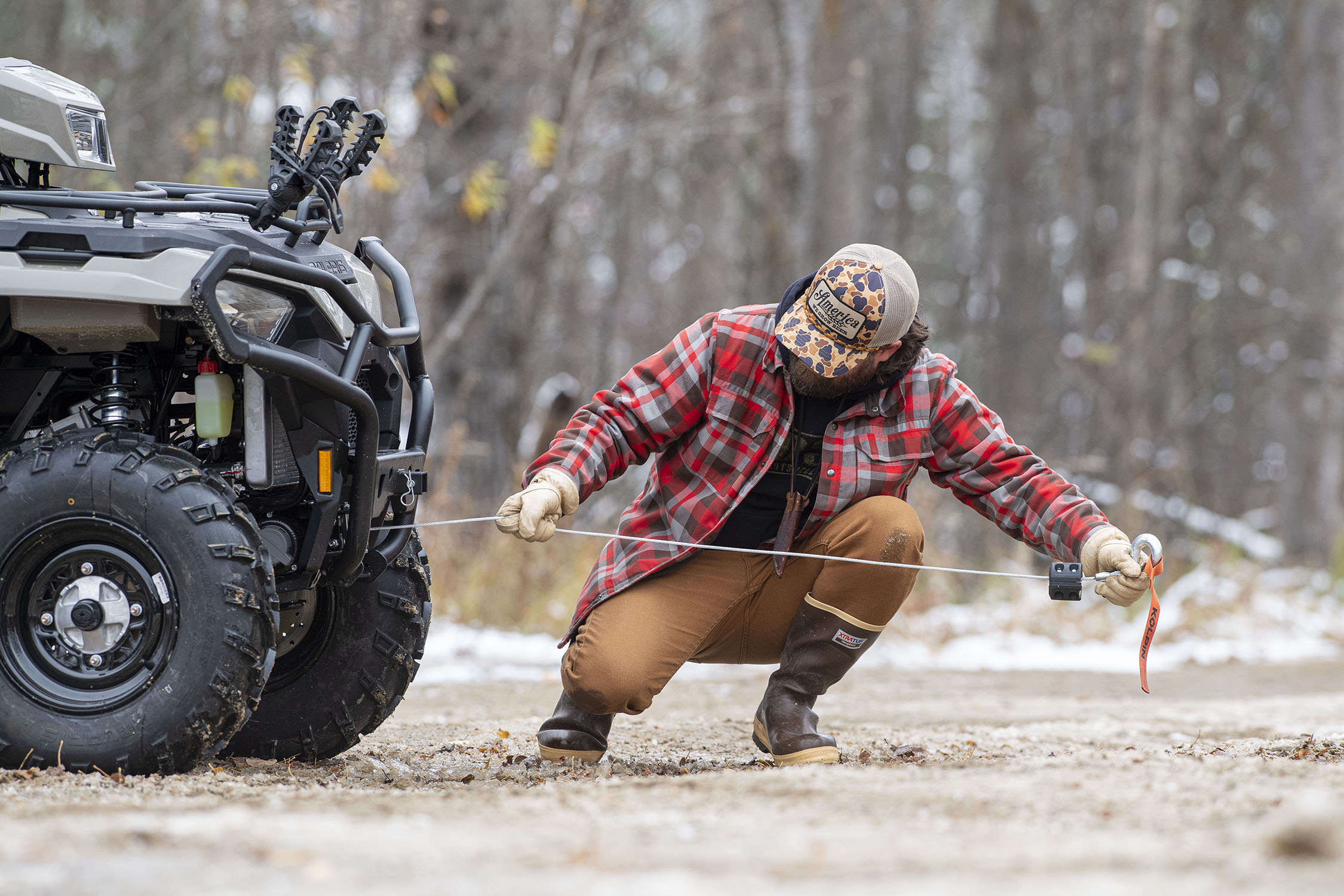 Kolpin Winch Kit - 2500 lb - Synthetic Rope | Kolpin