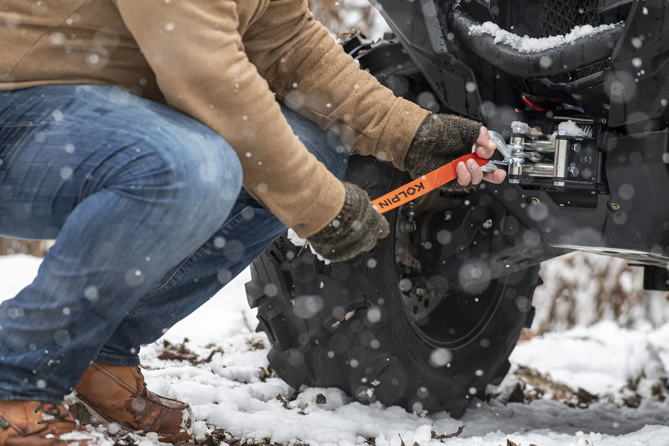 Kolpin Winch Kit - 3500 lb - Steel Cable | Kolpin