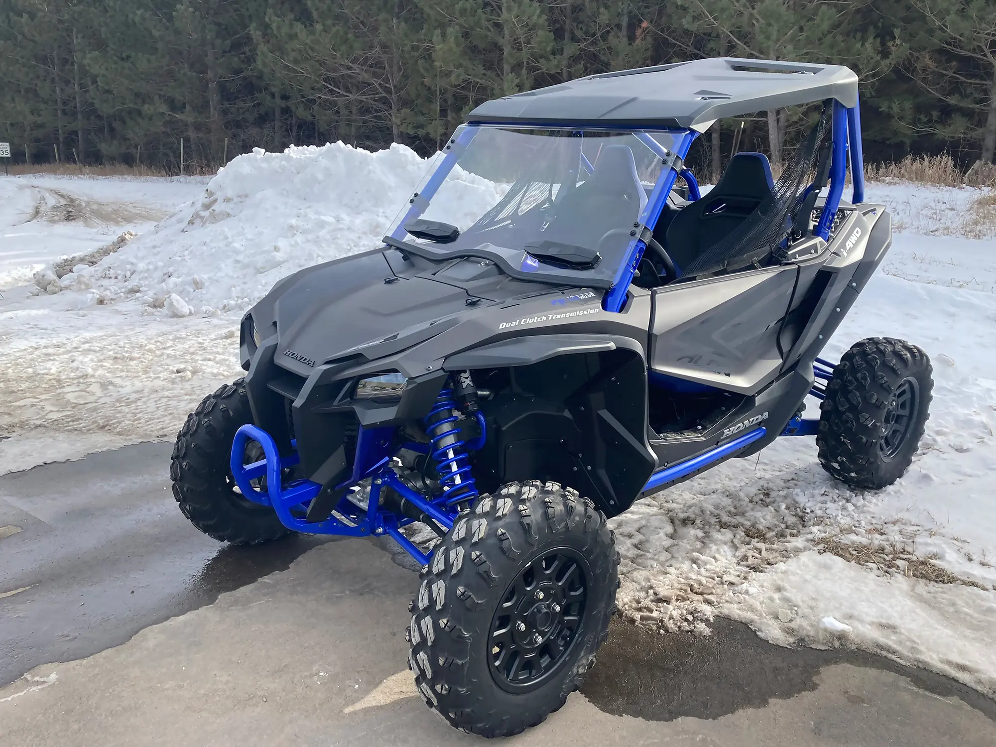 UTV Windshield Full-Fixed Vented Honda Talon Kolpin