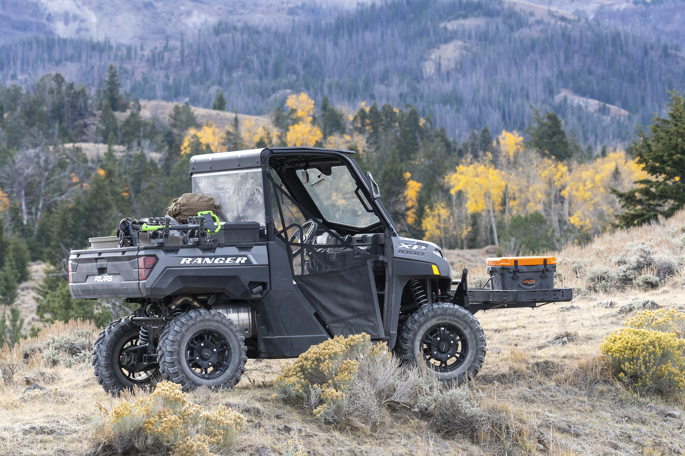 デンドリティック　ゴールデンヒーラー　ポイント　虹　豹柄　リバーシブル Rhino Grip® XLr Double - Polaris UTV - Pair | Kolpin