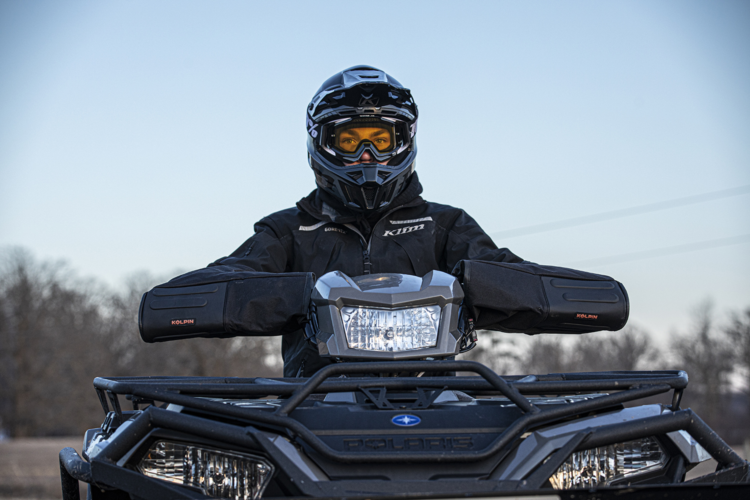 Geartector® Cold Weather Handlebar Mitts - Black | Polaris