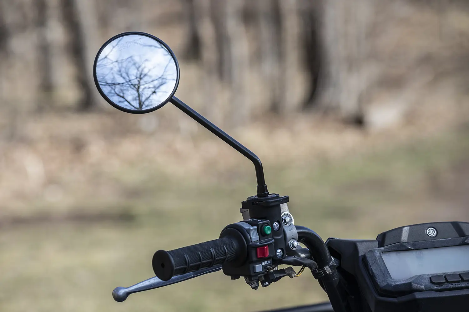 Pair Motorcycle Bar End Mirrors Rear View For Kawasaki Z125 Z650 Z750 Z800/Z900