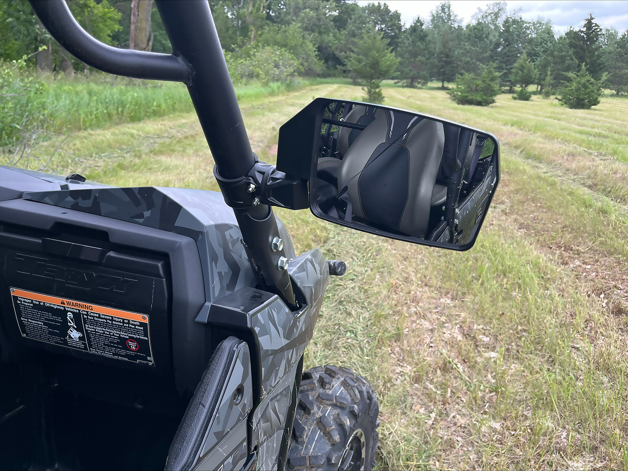 UTV Landscape Sides & Rearview Mirror Combo Kit | Kolpin