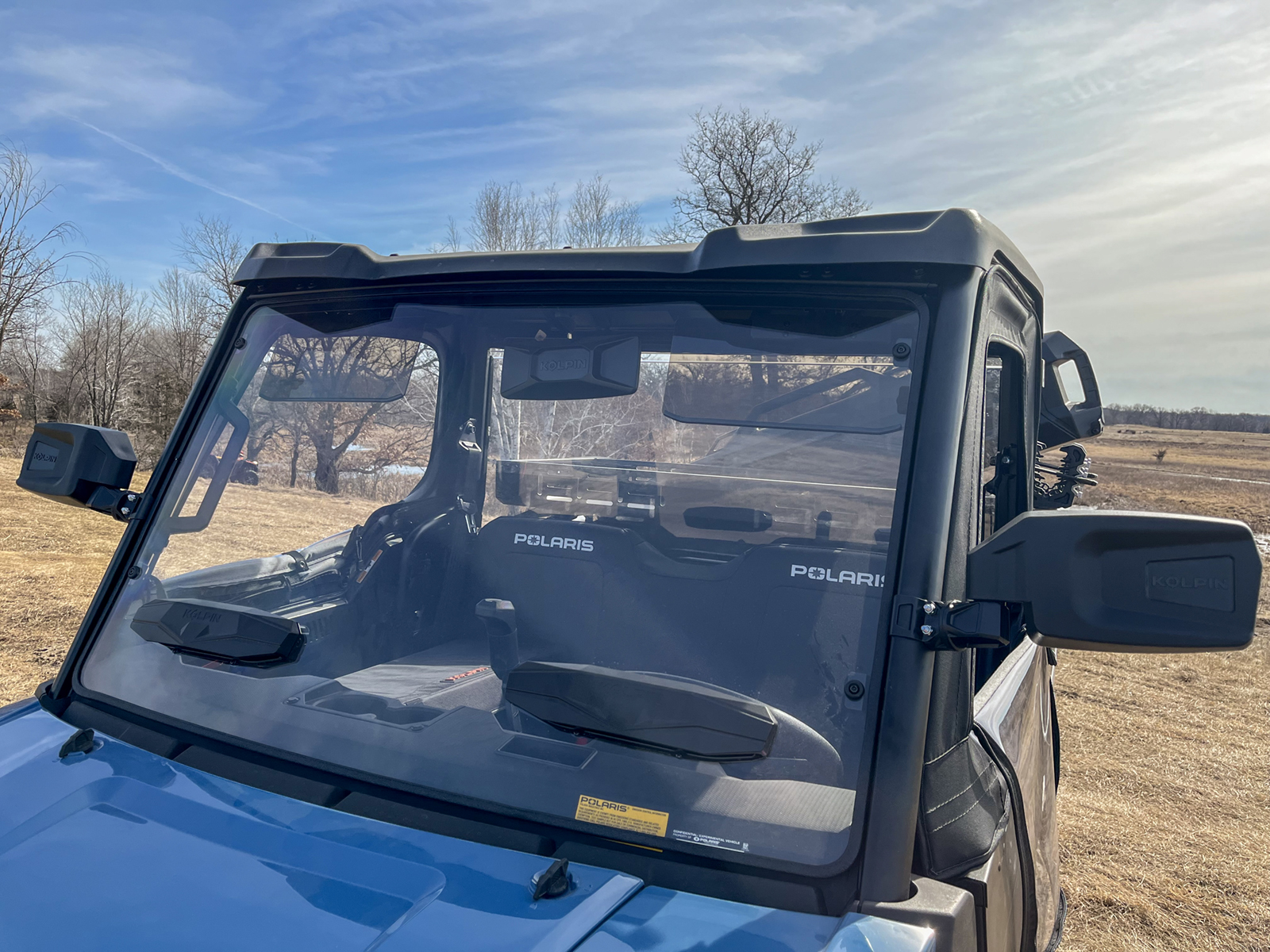 UTV Landscape Sides & Rearview Mirror Combo Kit | Kolpin