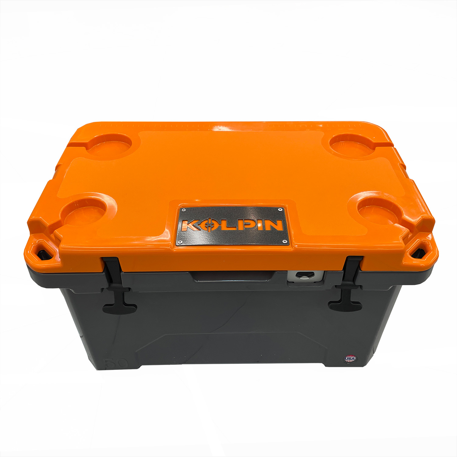 Kolpin 50Q Cooler: Gray & Orange | Kolpin