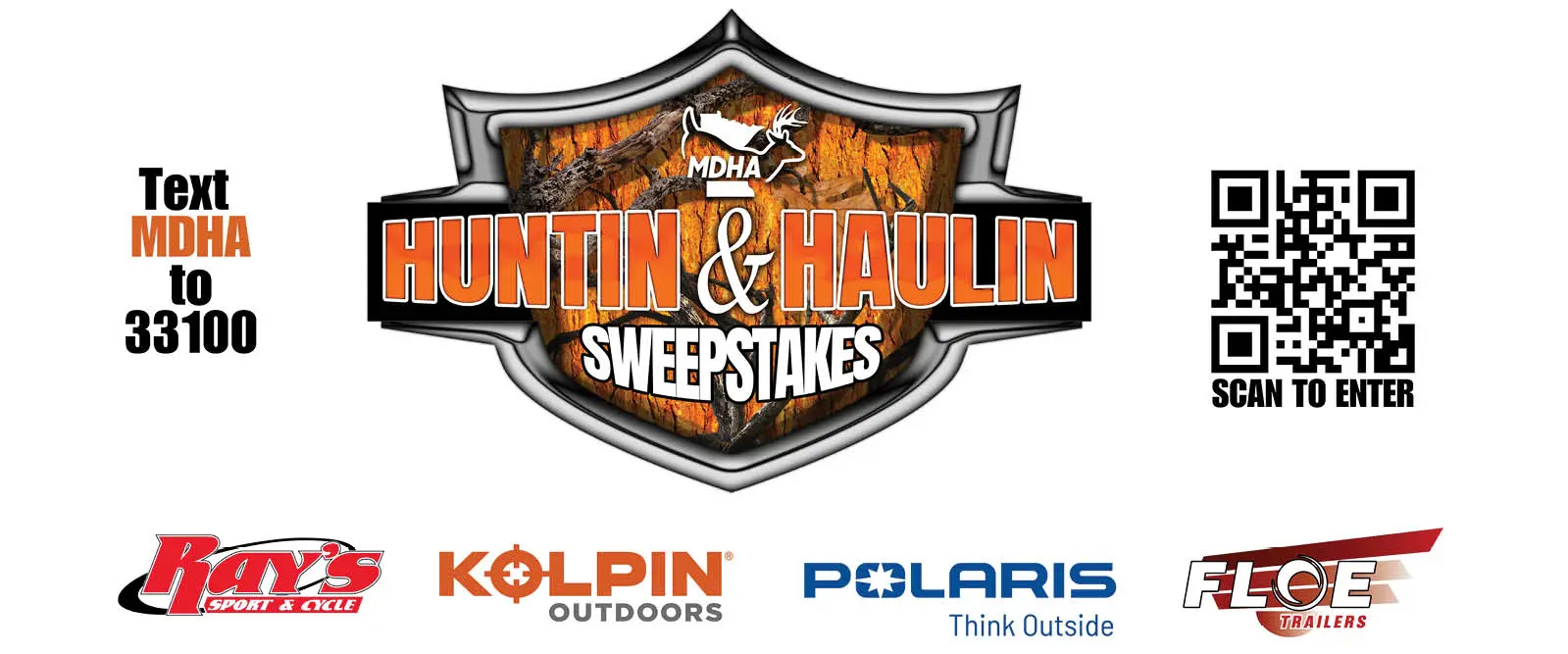 MDHA (Minnesota Deer Hunting Association) Raffle Graphic.