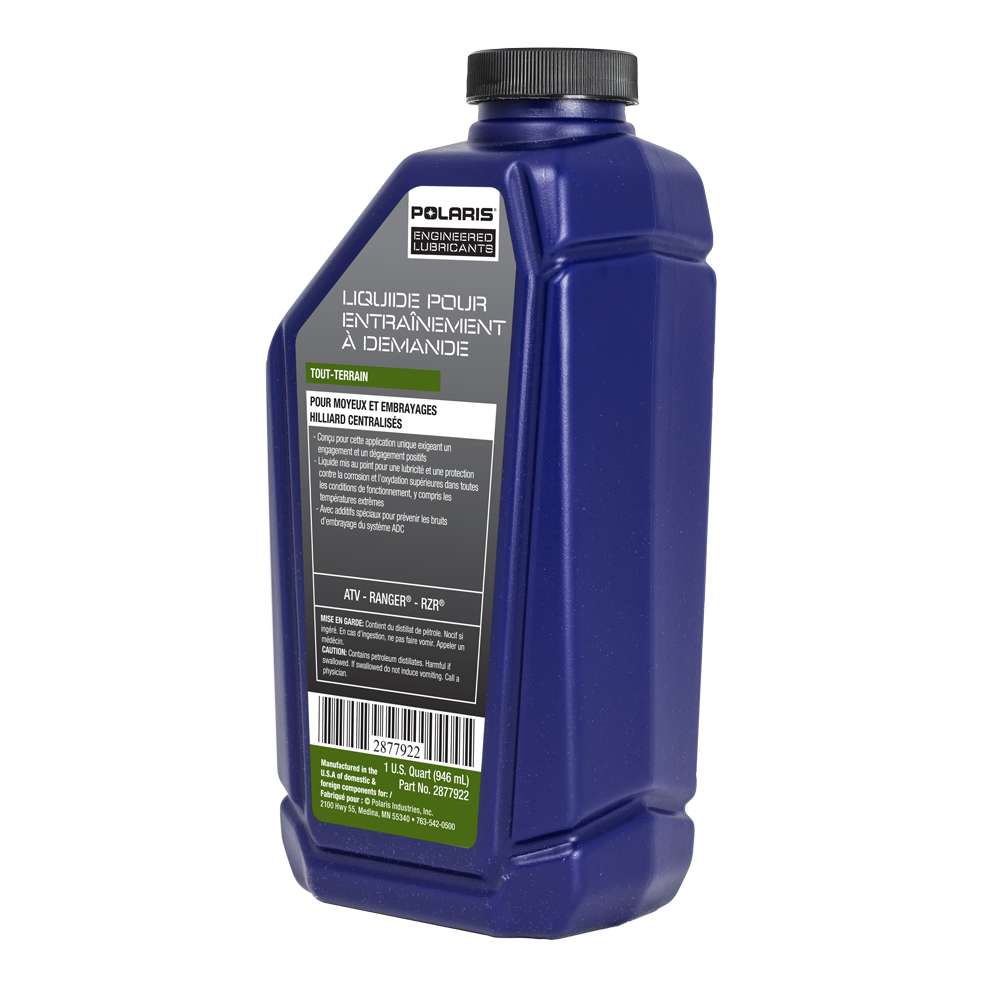 April Fluids Polaris Front Gearcase Lubricant Polaris All-Season Demand Drive Fluid ...
