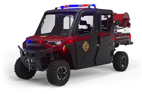 Polaris ranger crew xp 1000 eps hvac edition with the premium firefighting & rescue package installed
