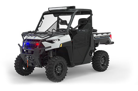 Polaris ranger xp 1000 eps with the deluxe rescue & patrol package installed