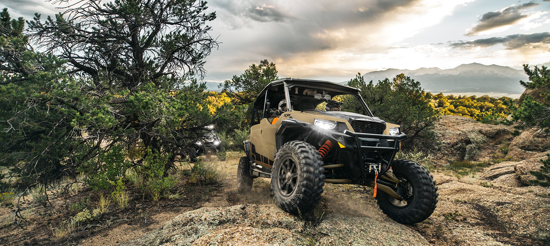 General XP 1000 riding through a rocky trail