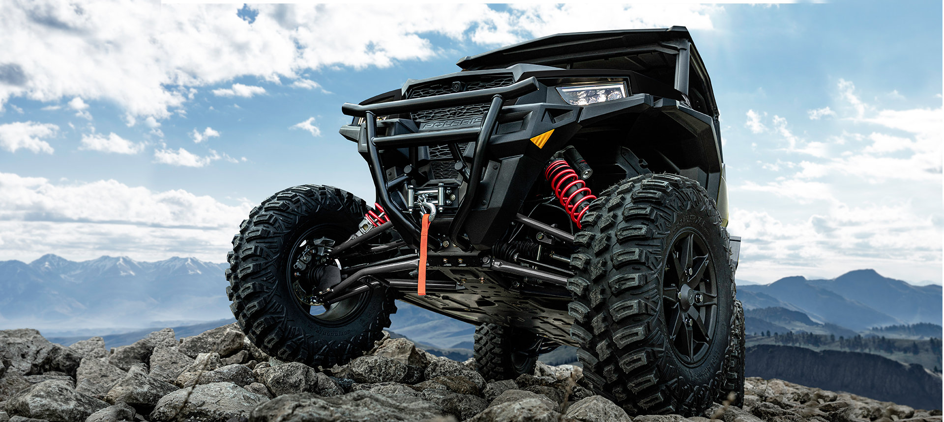 General XP 1000 riding over rocks