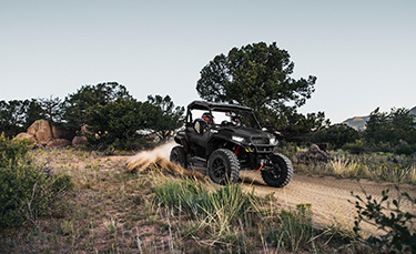 General XP 1000 riding on a trail