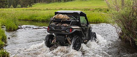 General XP 1000 crossing a river