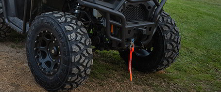Sportsman 570 bumper and winch