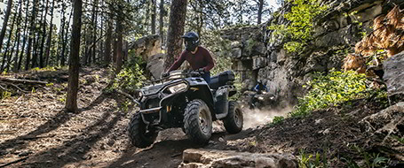 Sportsman 570 in the woods