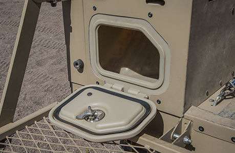 sealed storage accessory for the dagor a1 tactical vehicle