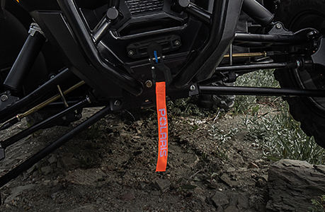 Front end winch installed on a Polaris General 1000 side by side