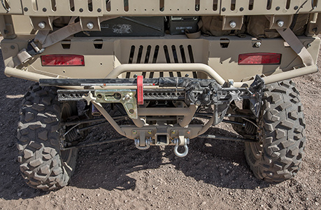 utv jack accessory for the mrzr diesel tactical vehicle