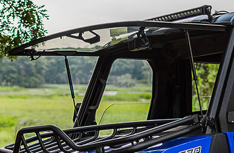 tip out windshield accessory on the ranger sp 570 utv