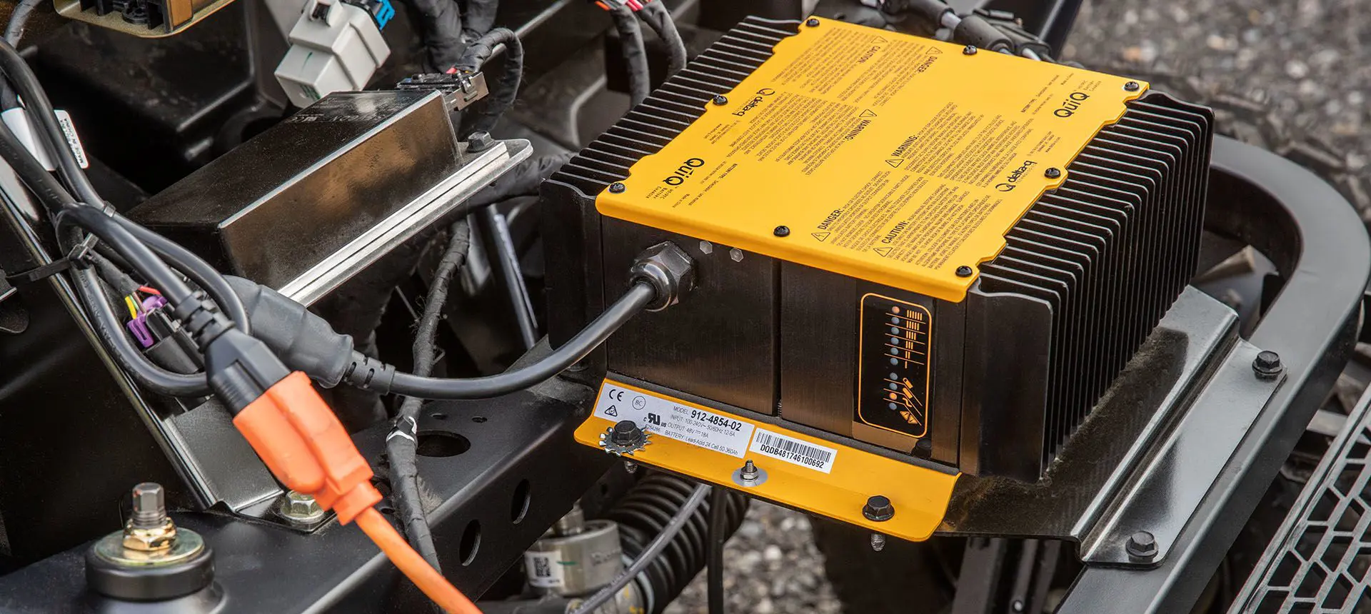 AC power supply in the polaris ranger ev electric utv