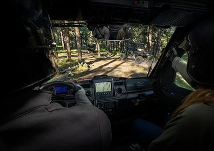 cockpit of a ranger xp 1000