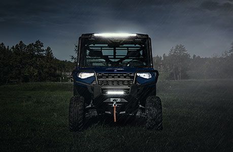 ranger xp 1000 equipped with multiple lighting options