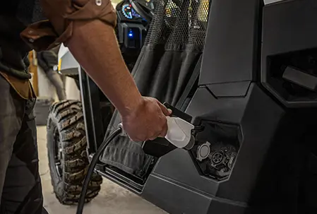 Explore the technology of Polaris Electric Off-Road Vehicles.