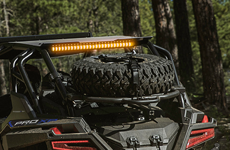 spare tire carrier on the rzr pro xp