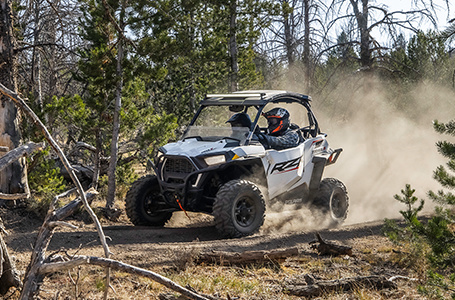 rzr trail with fox 2.0 podium x shocks and 26 inch tires