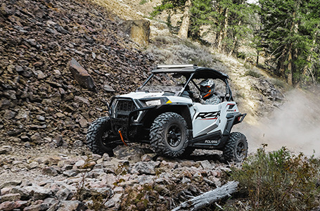 rzr trail handling rocky terrain with ease