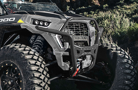 front bumper brush guard on the rzr xp 1000 side by side