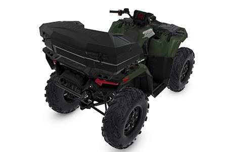 Sportsman 850 with a 25 Gal. Capacity Rear Cargo Box