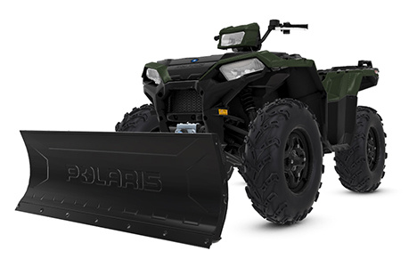 Sportsman 850 with a Glacier Pro HD 52" Steel Plow Blade System