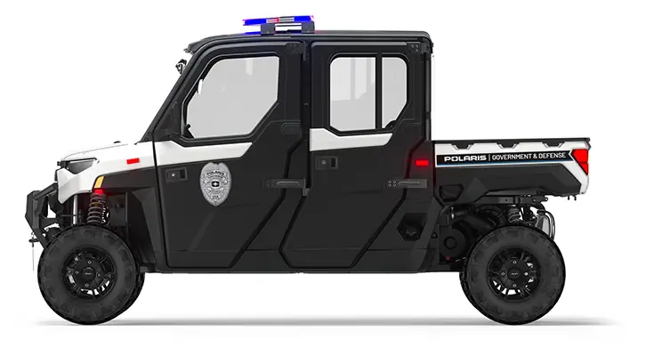 side profile of a RANGER CREW XP 1000 Premium Northstar Edition with the Premium Patrol Package