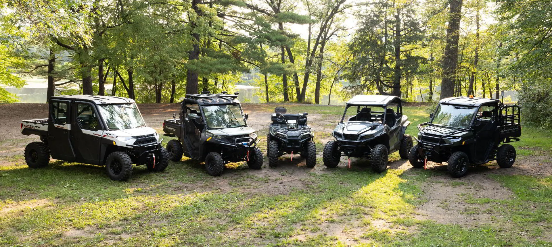 family of polaris off-road vehicles for terrain and wildlife management