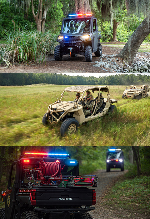 Law Enforcement, Military and Fire & Rescue vehicles in Action