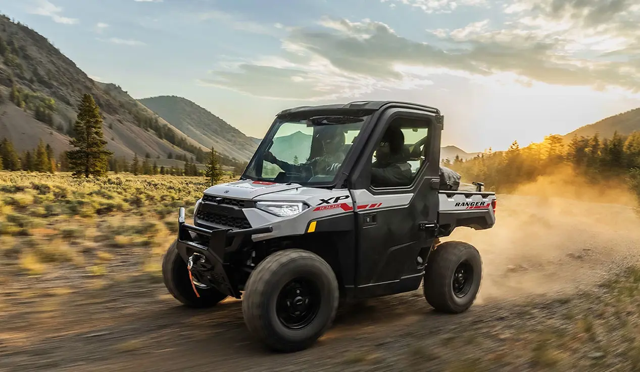 RANGER XP 1000 NorthStar Edition Trail Boss utv on a trail