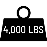 4000 lbs payload.