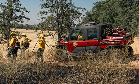 Explore Polaris Off-Road vehicles for Fire & Rescue applications.
